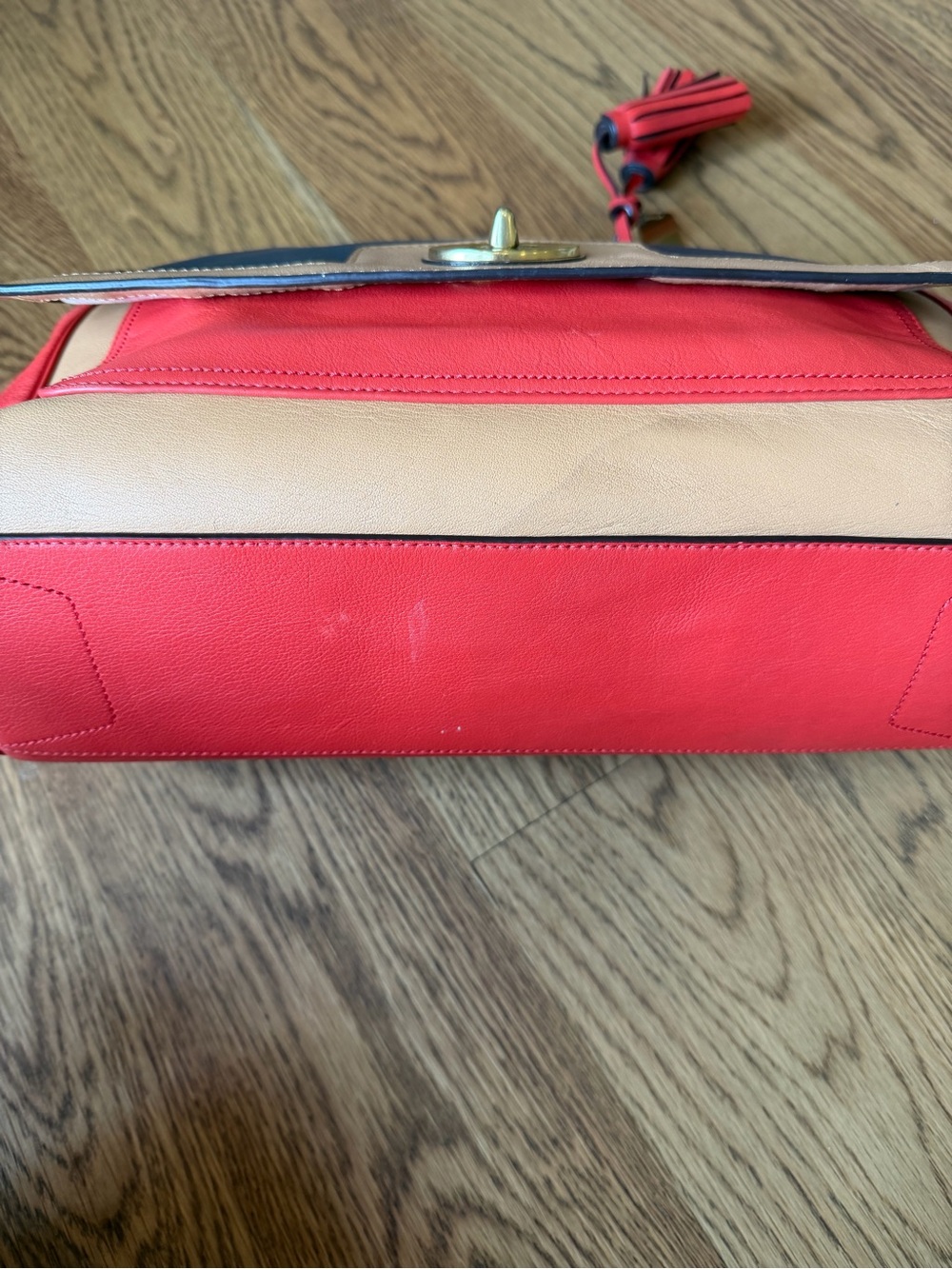 COACH Legacy Archival Leather Color-block Bag with Wallet - Picture 6 of 16